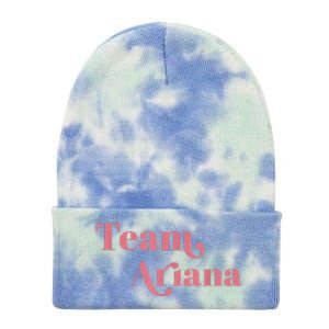 Retro For Ariana, Show Support Be On Team Ariana Tie Dye 12in Knit Beanie