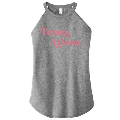 Retro For Ariana, Show Support Be On Team Ariana Women's Perfect Tri Rocker Tank