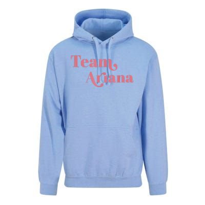 Retro For Ariana, Show Support Be On Team Ariana Unisex Surf Hoodie