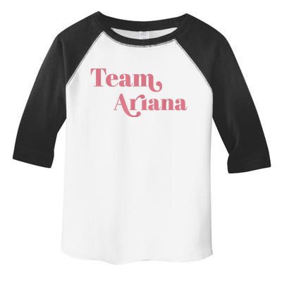 Retro For Ariana, Show Support Be On Team Ariana Toddler Fine Jersey T-Shirt