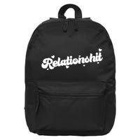 Relationshit Funny Anti Valentine 16 in Basic Backpack