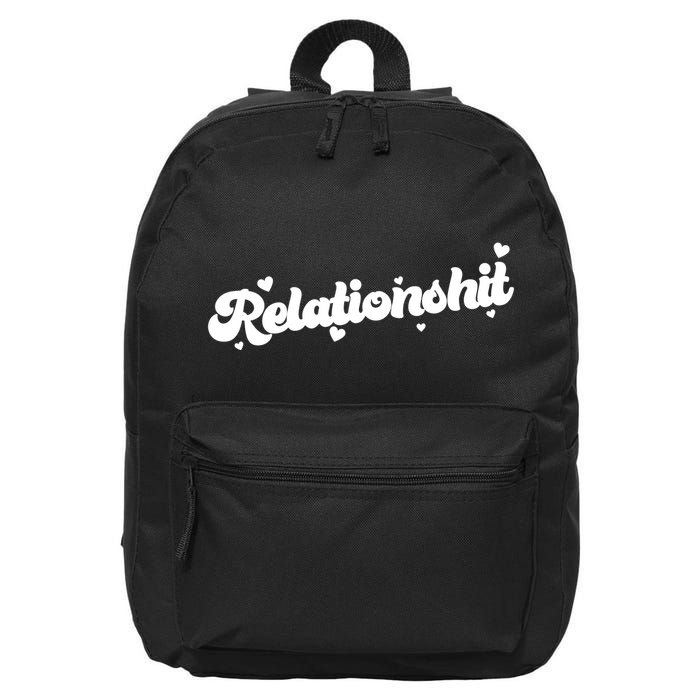 Relationshit Funny Anti Valentine 16 in Basic Backpack