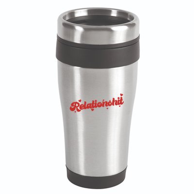 Relationshit Funny Anti Valentine 16oz Travel Tumbler