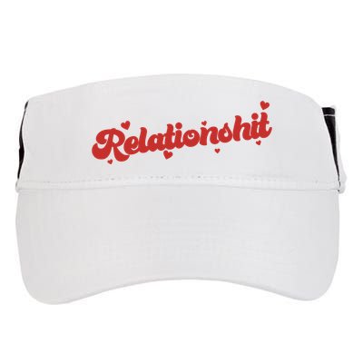 Relationshit Funny Anti Valentine Adult Drive Performance Visor