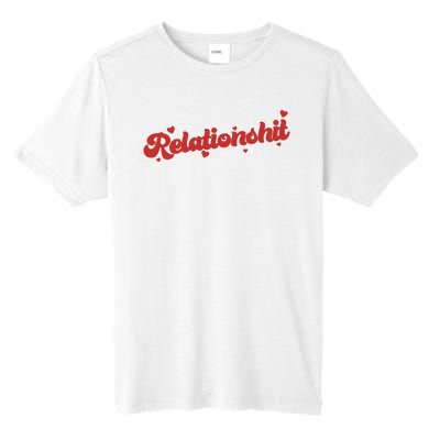 Relationshit Funny Anti Valentine Tall Fusion ChromaSoft Performance T-Shirt