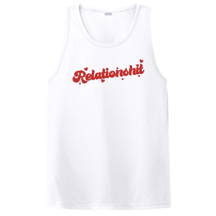 Relationshit Funny Anti Valentine PosiCharge Competitor Tank