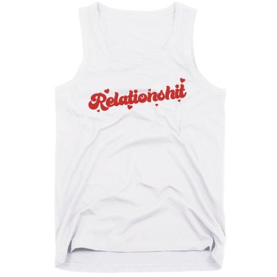 Relationshit Funny Anti Valentine Tank Top