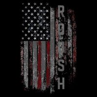 Roush Family American Flag Poster