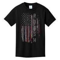 Roush Family American Flag Kids T-Shirt