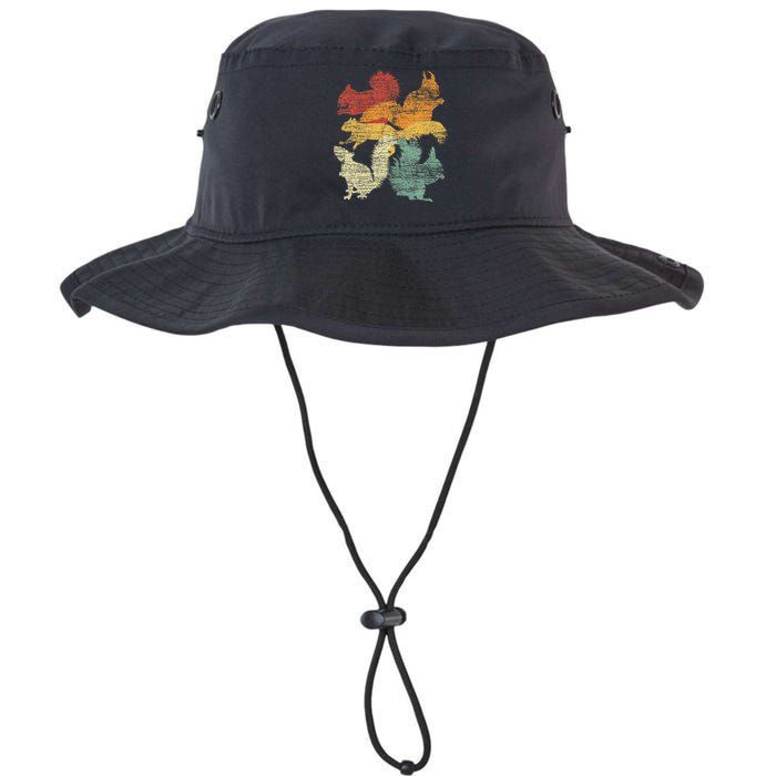 Retro Forest Animal Lover Gift Idea Squirrel Legacy Cool Fit Booney Bucket Hat