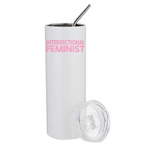 Radical Feminist Af Intersectional Feminism Power Great Gift Stainless Steel Tumbler