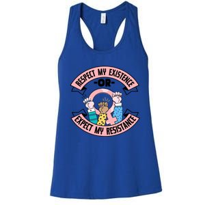 Radical Feminist Af 'S Rights March Activist Gift Women's Racerback Tank