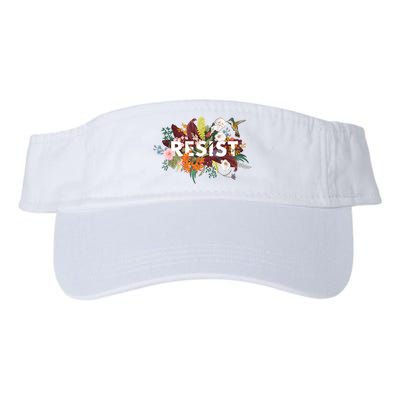 Resist Floral Anti Trump Political Protest Visor