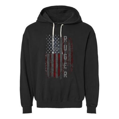 Ruger Family American Flag Garment-Dyed Fleece Hoodie