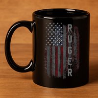 Ruger Family American Flag 11oz C Handle Ceramic Mug