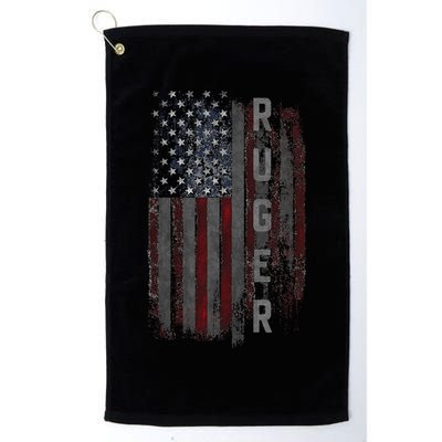 Ruger Family American Flag Platinum Collection Golf Towel