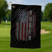 Ruger Family American Flag Golf Towel