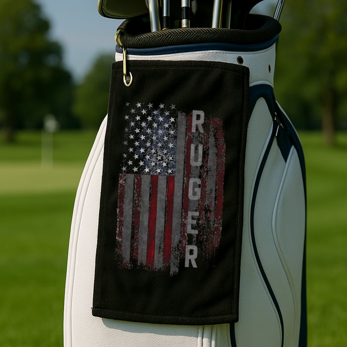 Ruger Family American Flag Golf Towel