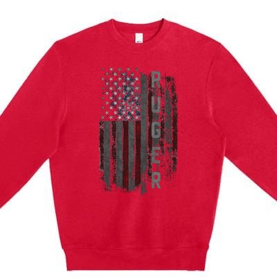 Ruger Family American Flag Premium Crewneck Sweatshirt