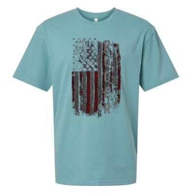 Ruger Family American Flag Sueded Cloud Jersey T-Shirt