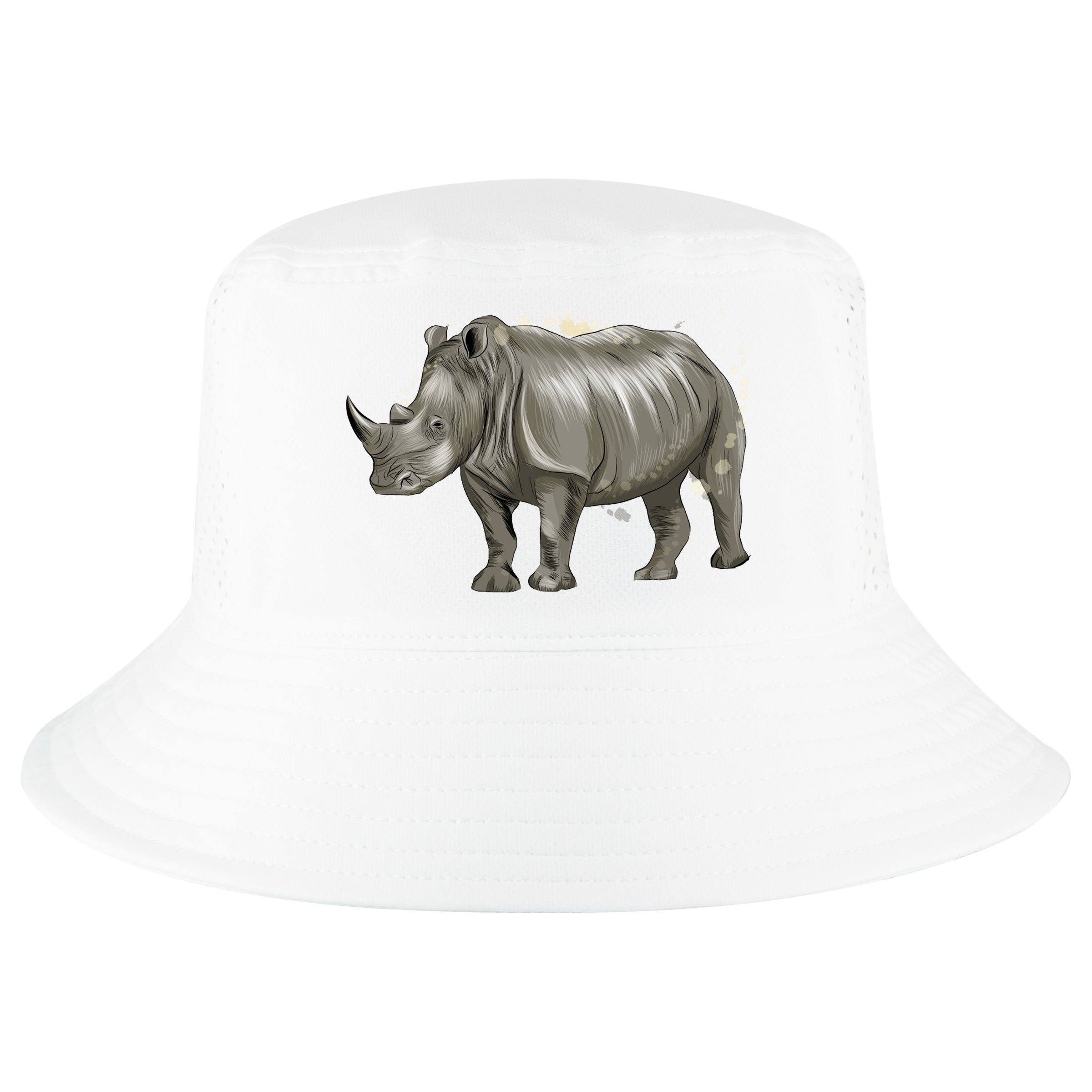 Rhinoceros From A Splash Cool Comfort Performance Bucket Hat