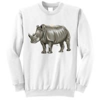 Rhinoceros From A Splash Sweatshirt