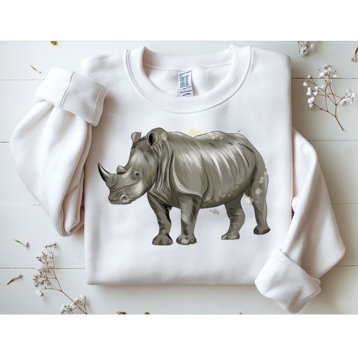 Rhinoceros From A Splash Sweatshirt
