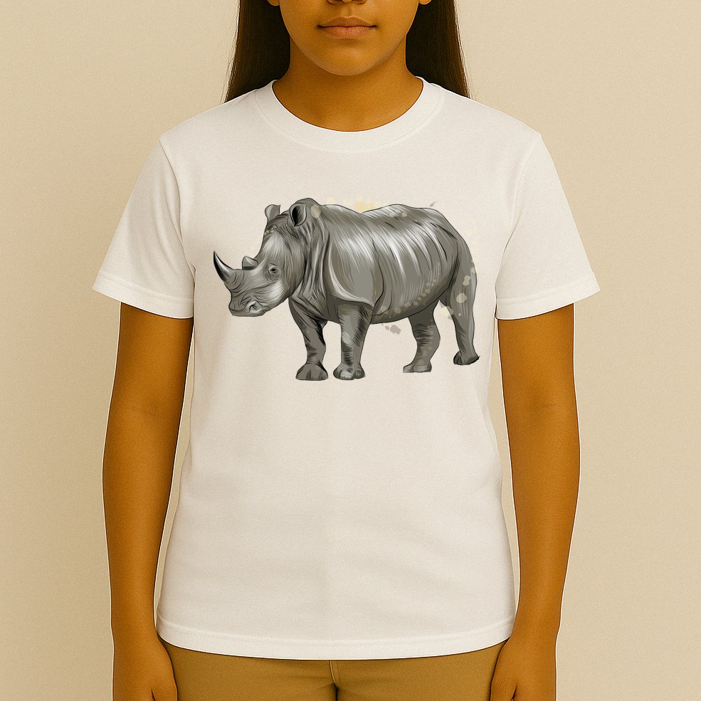 Rhinoceros From A Splash T-Shirt