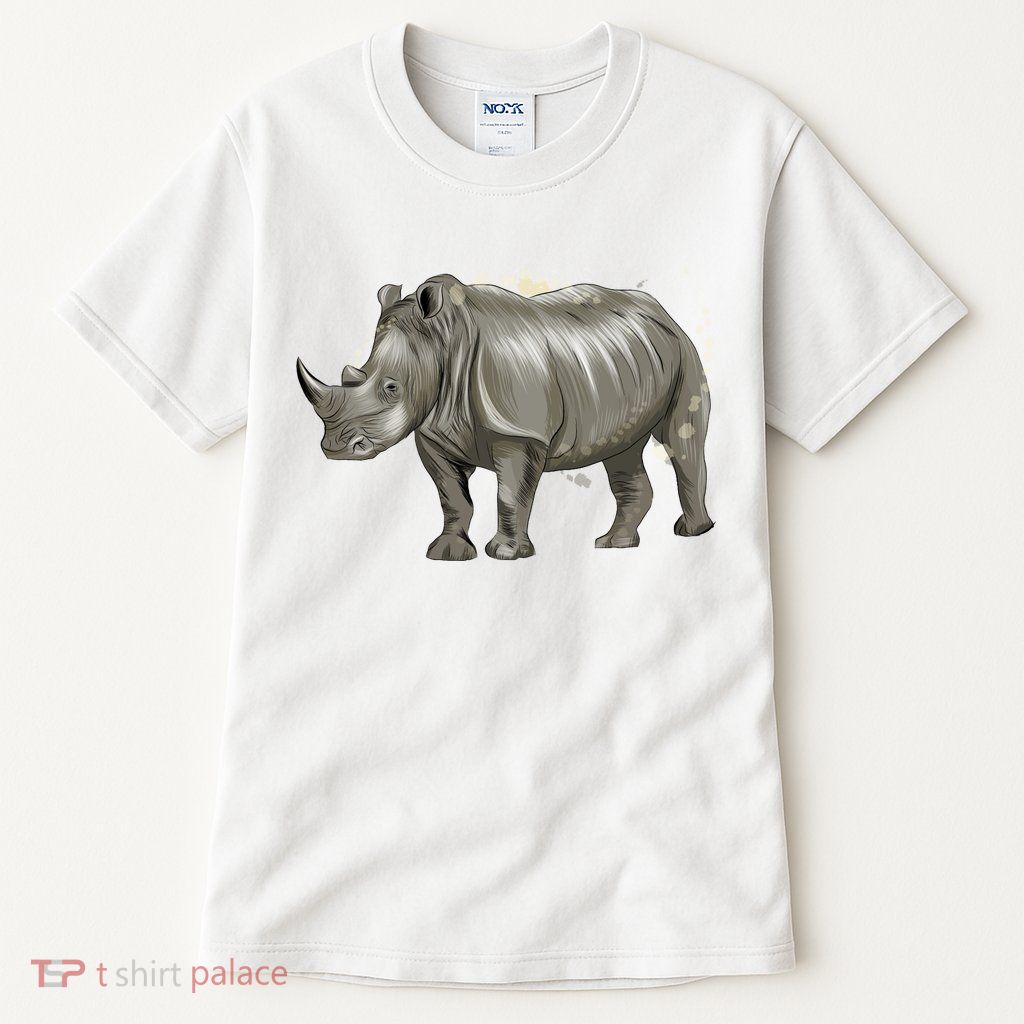 Rhinoceros From A Splash Tall T-Shirt