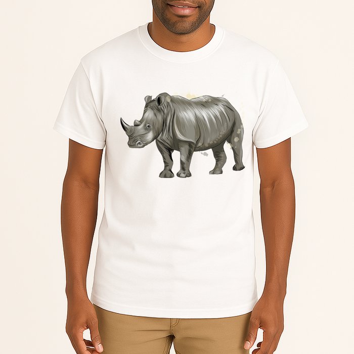 Rhinoceros From A Splash Tall T-Shirt