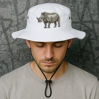 Rhinoceros From A Splash Bucket Hat