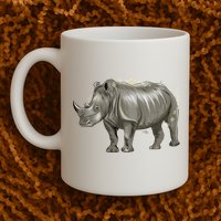 Rhinoceros From A Splash Mug