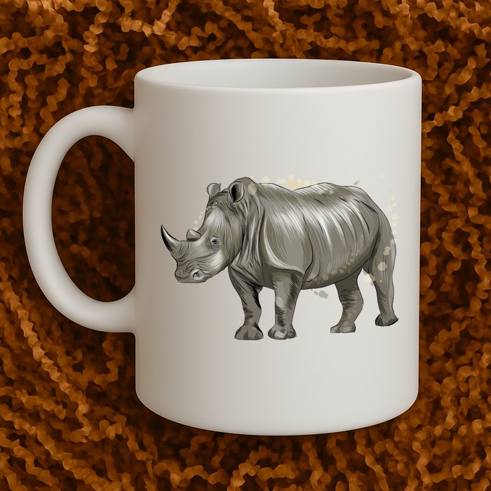 Rhinoceros From A Splash Mug