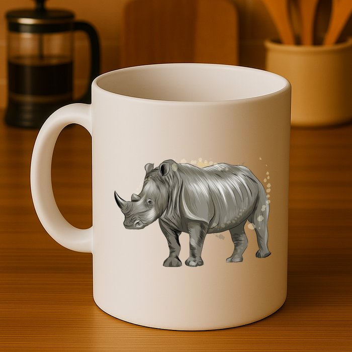 Rhinoceros From A Splash Mug