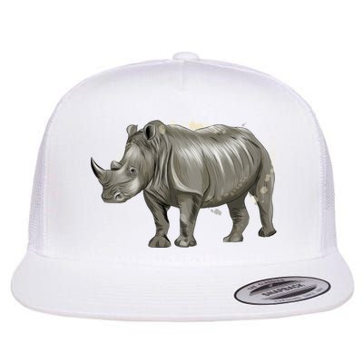 Rhinoceros From A Splash Flatbill Hat