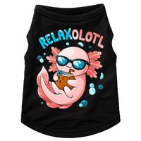 Relaxolotl Funny Axolotl Relax  Doggie Tank