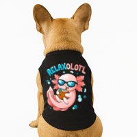 Relaxolotl Funny Axolotl Relax  Doggie Tank