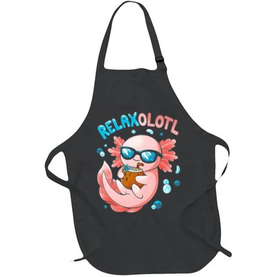 Relaxolotl Funny Axolotl Relax  Apron