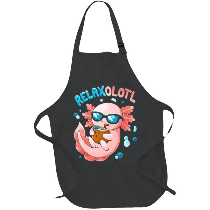 Relaxolotl Funny Axolotl Relax  Apron