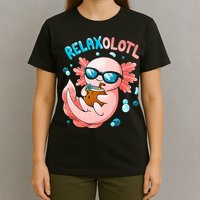 Relaxolotl Funny Axolotl Relax  T-Shirt