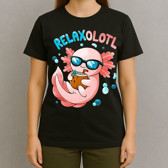 Relaxolotl Funny Axolotl Relax  T-Shirt