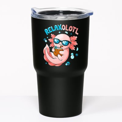 Relaxolotl Funny Axolotl Relax  Tumbler