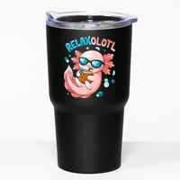 Relaxolotl Funny Axolotl Relax  Tumbler