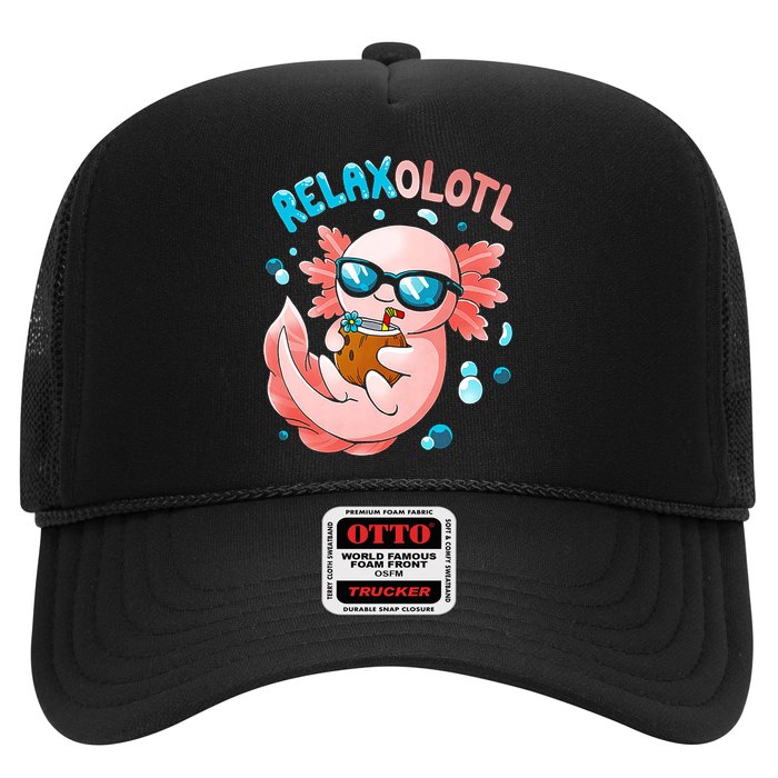 Relaxolotl Funny Axolotl Relax  Hat