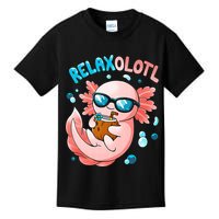 Relaxolotl Funny Axolotl Relax  Kids T-Shirt
