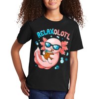 Relaxolotl Funny Axolotl Relax  Kids T-Shirt