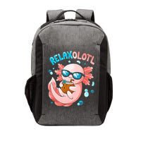 Relaxolotl Funny Axolotl Relax  Vector Backpack