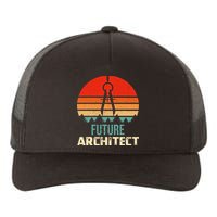 Retro Future Architect Compass Architecture Student Yupoong Adult 5-Panel Trucker Hat