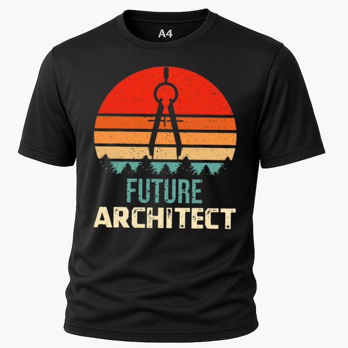 Retro Future Architect Compass Architecture Student Performance Shirt