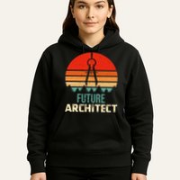 Retro Future Architect Compass Architecture Student Hoodie